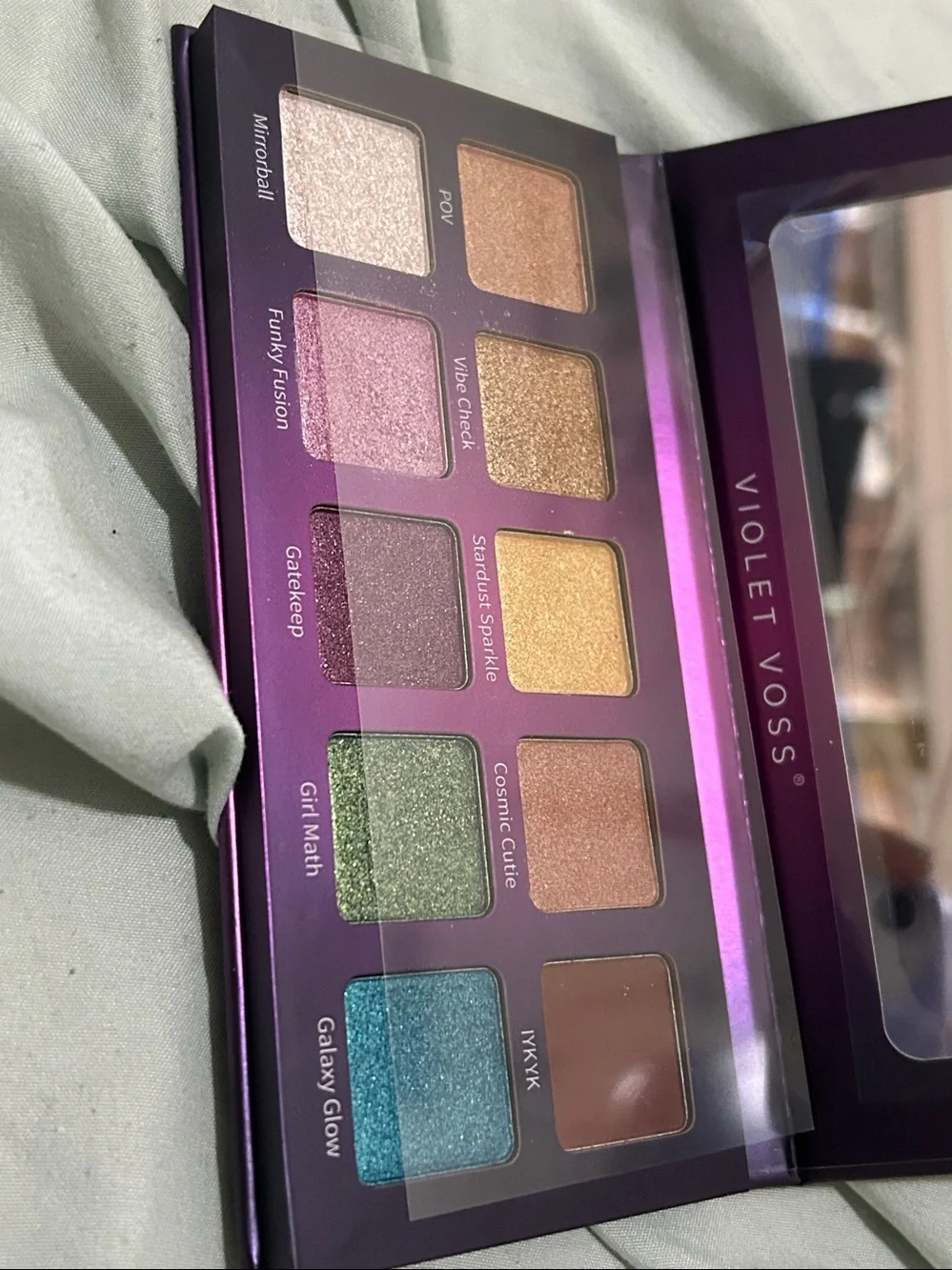 Violet Voss Disco Drip Eyeshadow Palette - Purple with Pink Accents